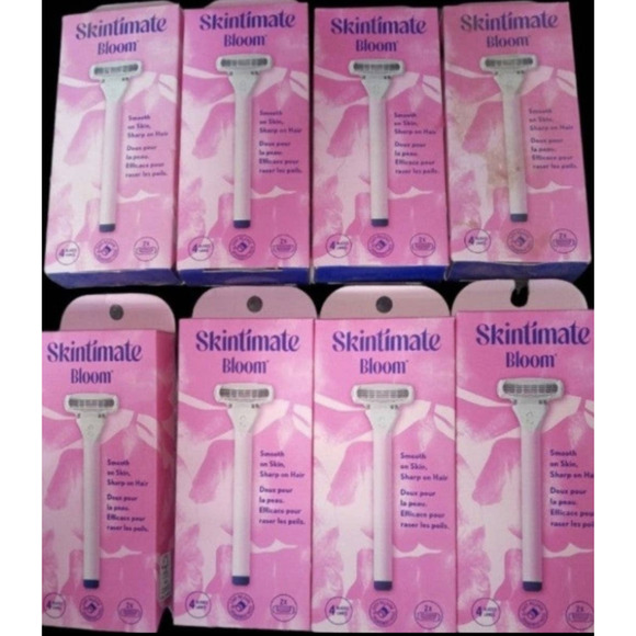 8 Schick skintimate bloom razors Womens #1109